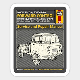 Jeep Forward Control FC-170 Sticker